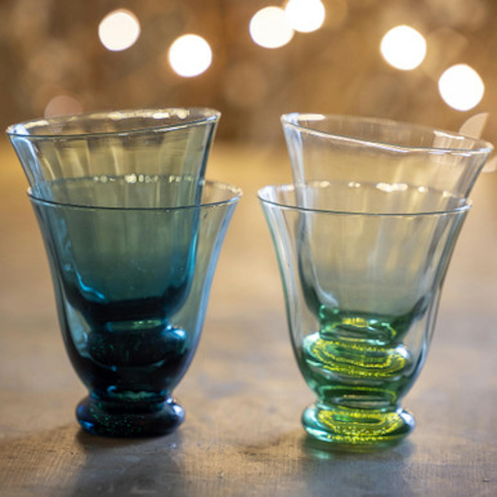 Rippled Water Glasses