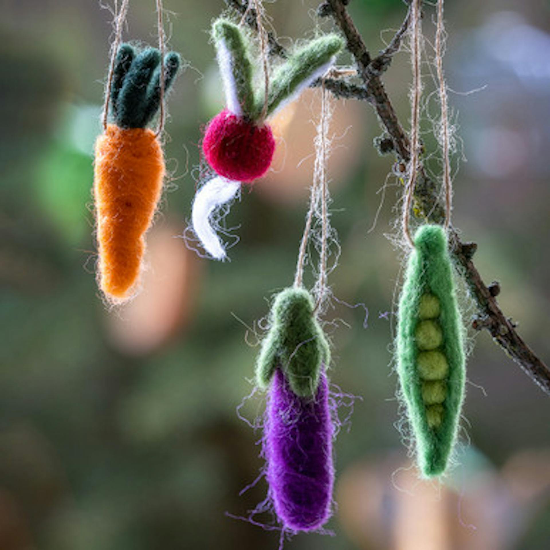 Felt Vegetable Decorations