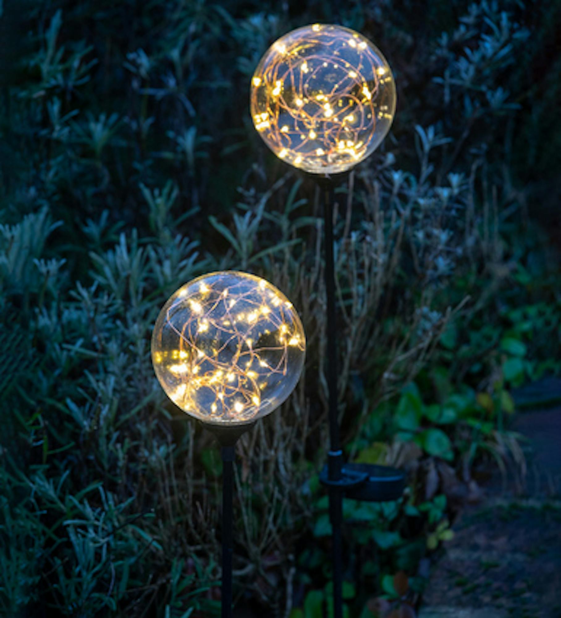 Solar Ball Stake Lights