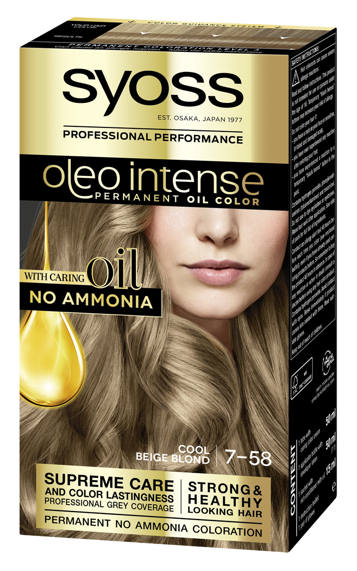 Vopsea De Par Permanenta Fara Amoniac Syoss Color Oleo Intense 6 80 Blond Aluna 115 Ml Emag Ro