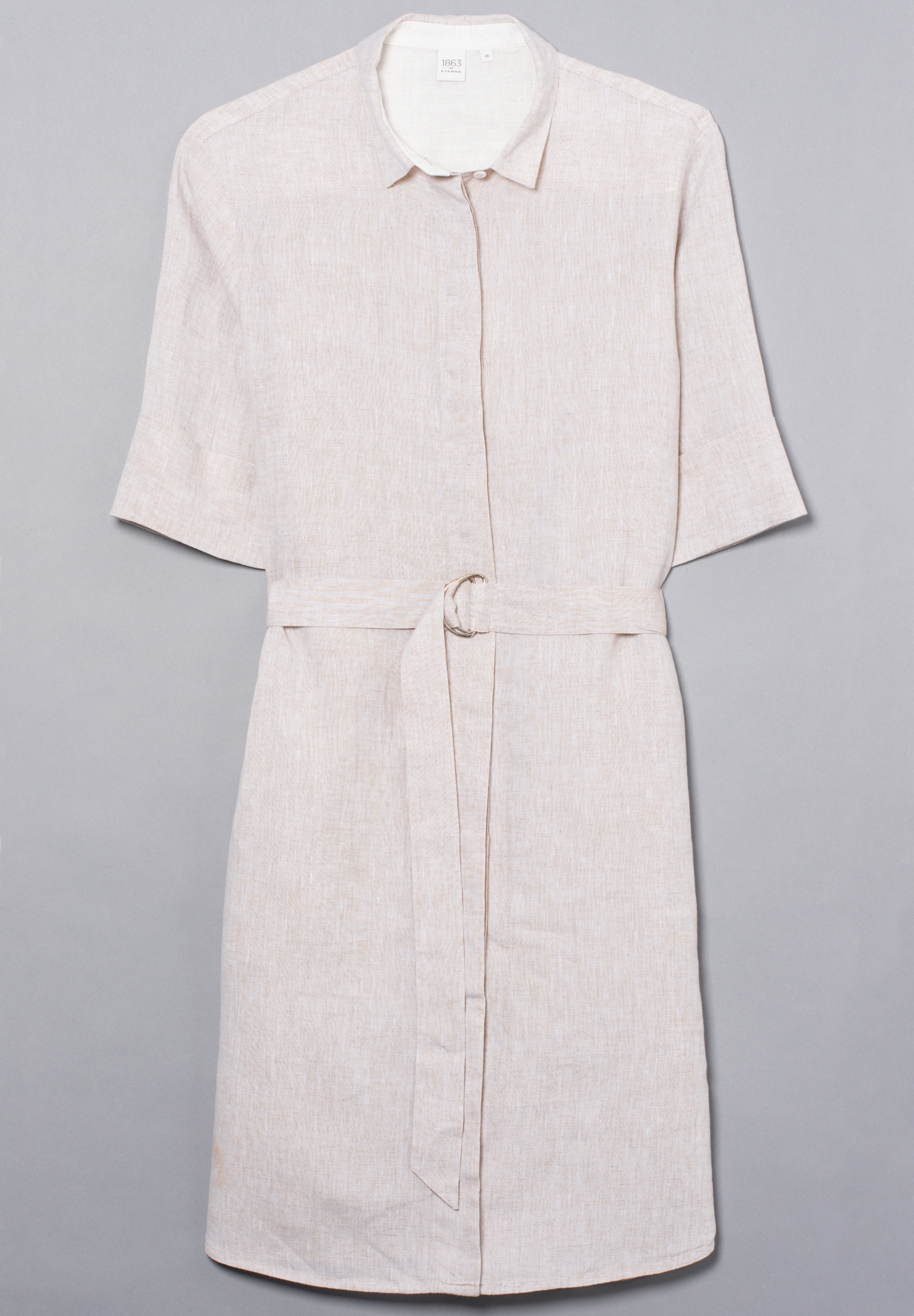 Kleid Weiß Dreiviertelarm