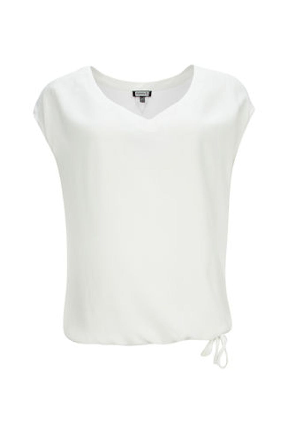 Halbarmbluse mit V-Neck