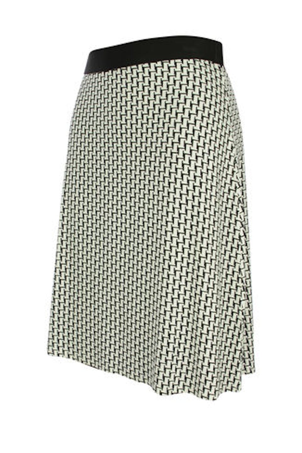 Rock mit grafischem Print
