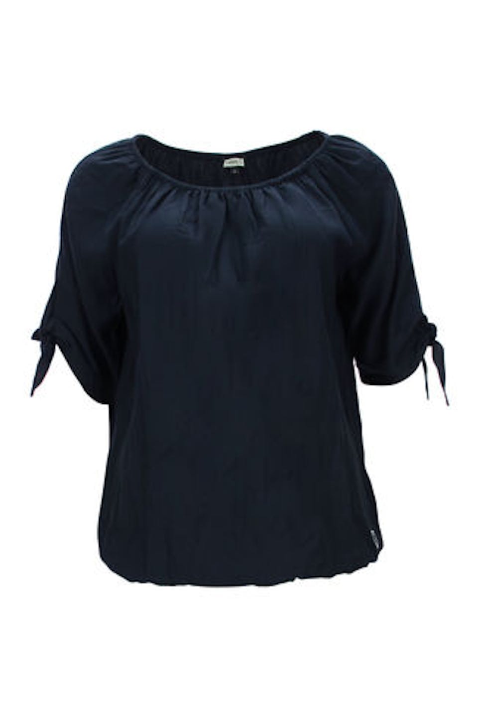 Carmen Bluse mit Knoten