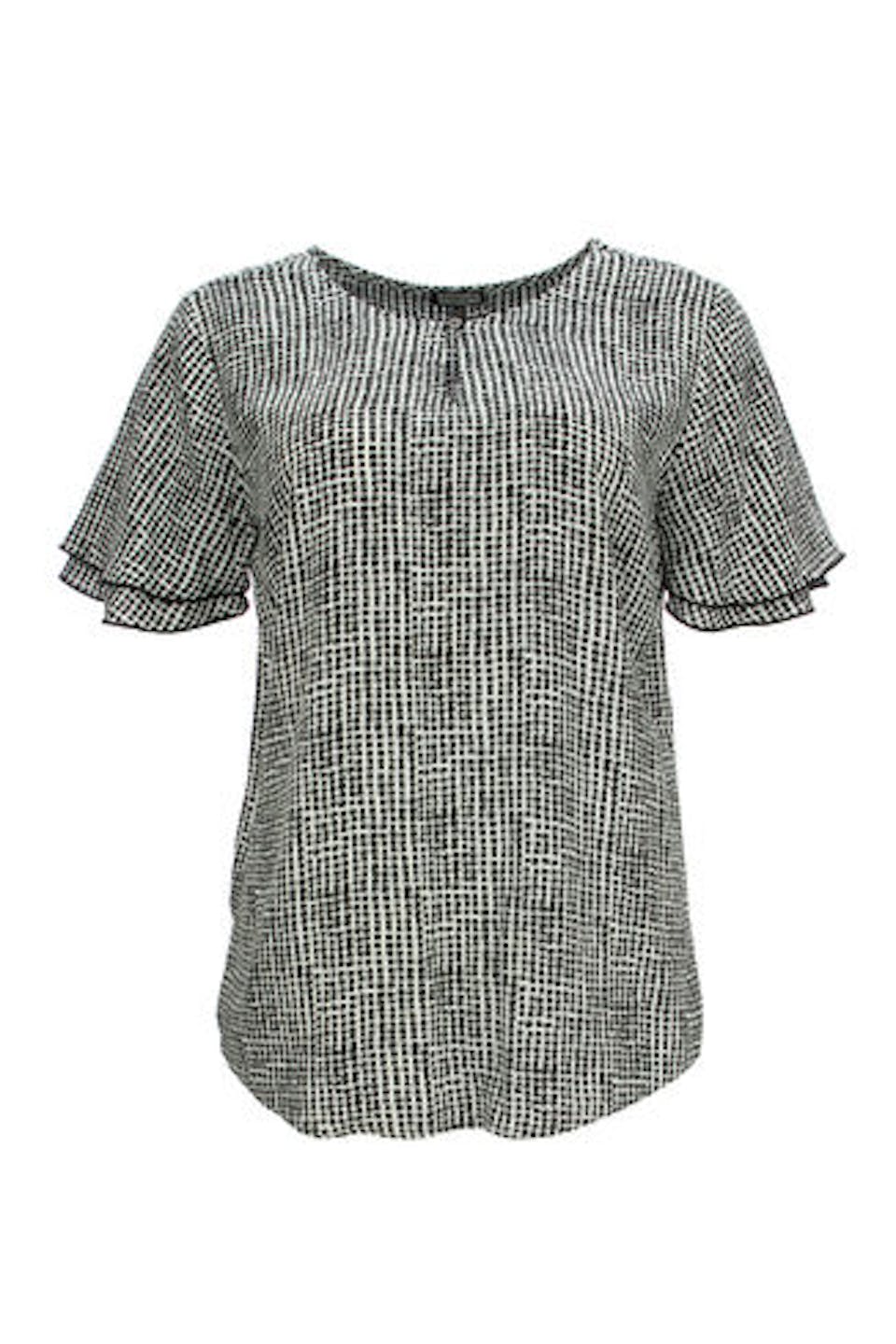 Minimalprint Bluse