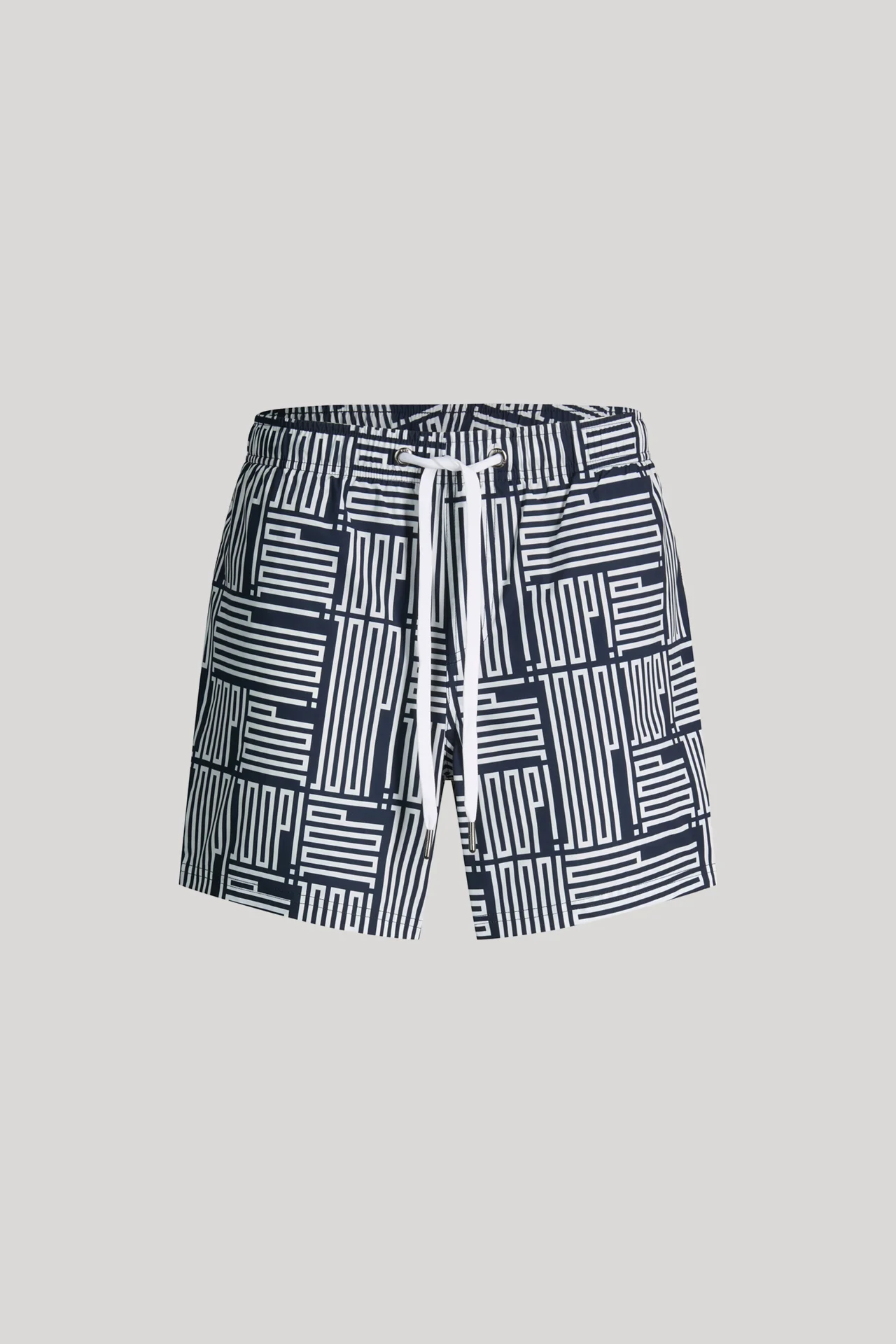 Swim shorts in navy/white patterned