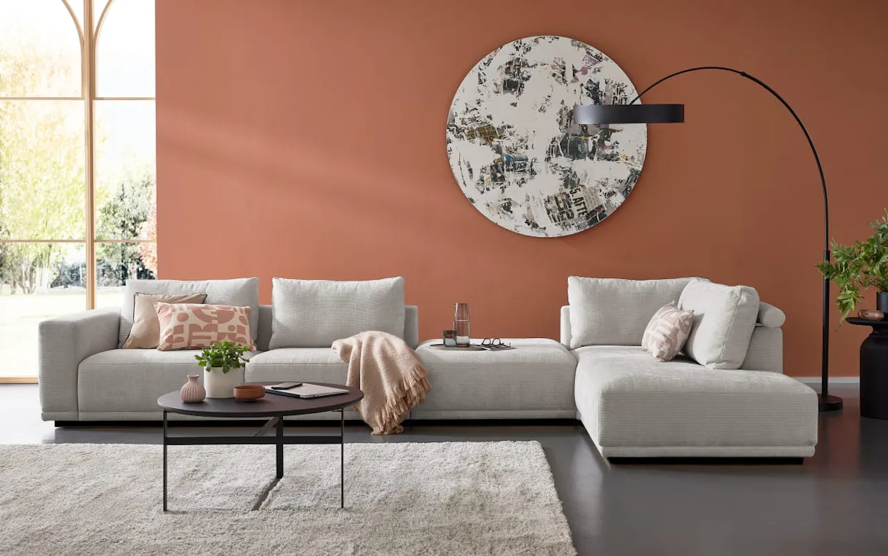 Wohnlandschaft JustB! PM200, silber