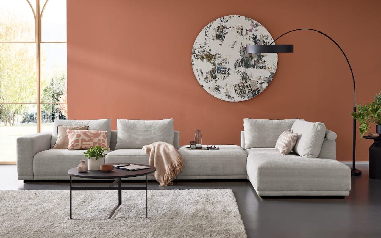 Wohnlandschaft JustB! PM200, silber