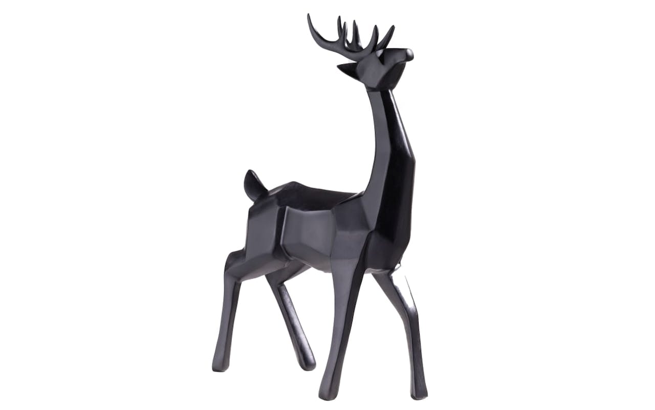 Hirsch in schwarz, 28,6 cm