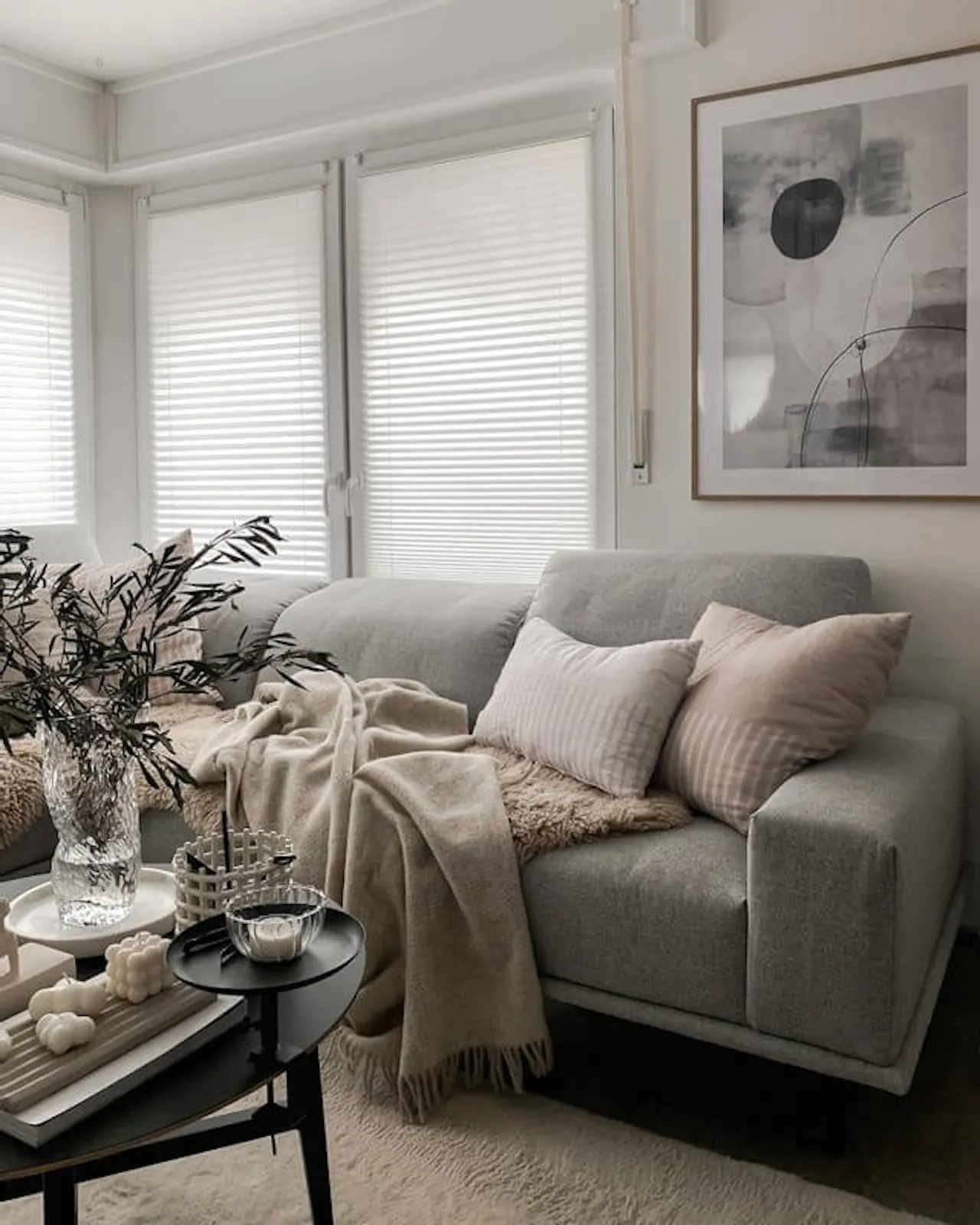 Wohnlandschaft 2133 in light grey