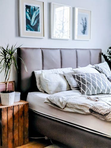 Boxspringbett Pego in Leder