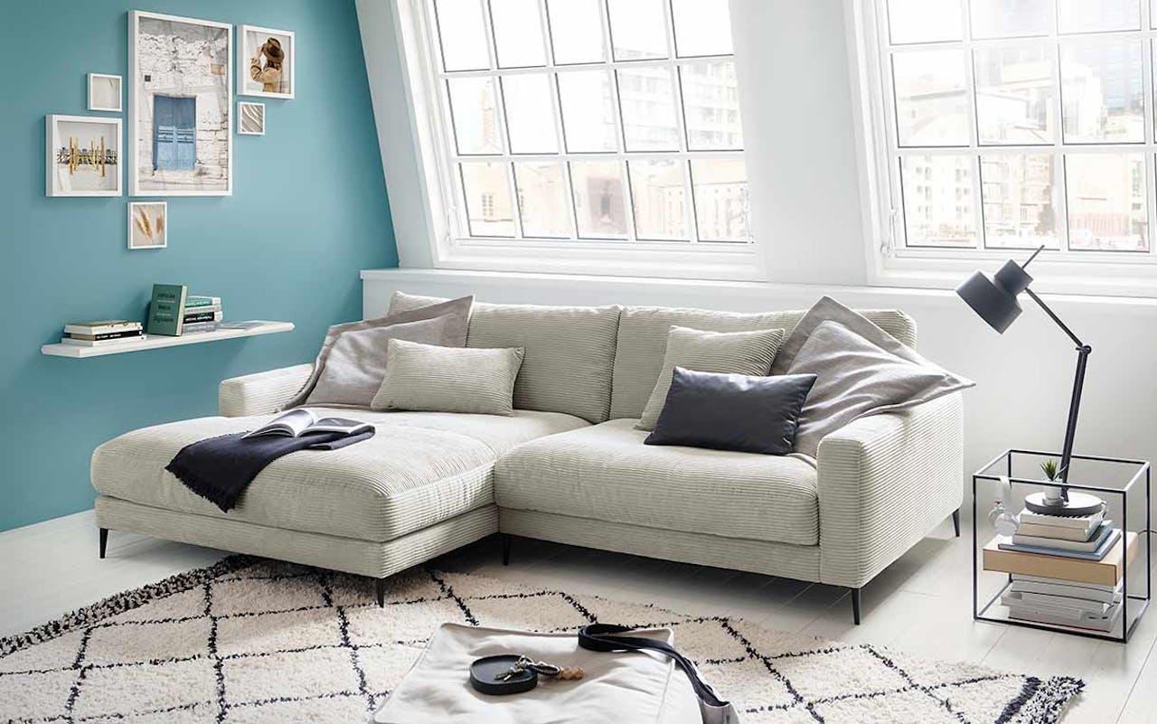 Wohnlandschaft aus Cord