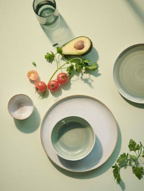 Frühlingshafte Tischdekoration