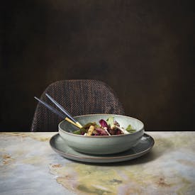 Frühlingshafte Tischdekoration