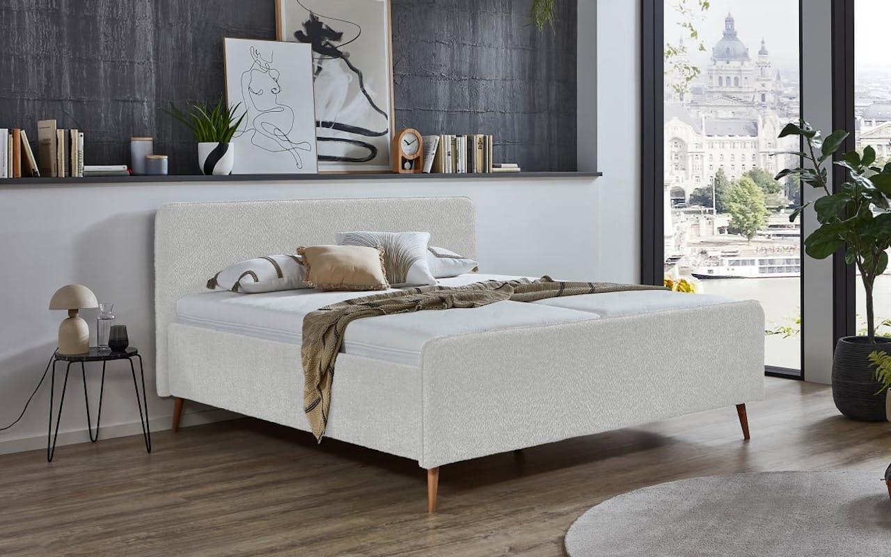 Polsterbett Salida, natur, 140 x 200 cm