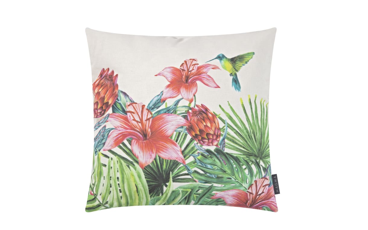 Kissenhülle Maui outdoor, Motiv Kolibri, 50 x 50 cm