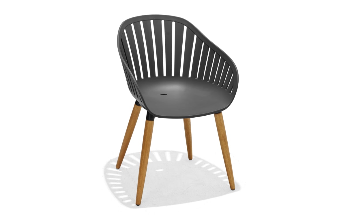 Schalenstuhl Cannes in schwarz