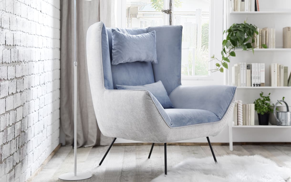 Sessel Matta B in light blue