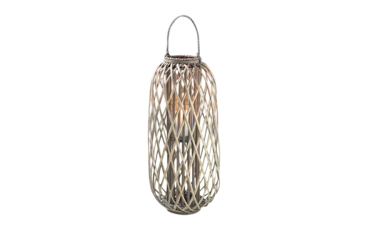 Laterne in braun, 75 cm