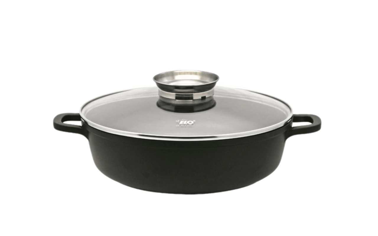 Servierpfanne mit Glasdeckel Alucast, 24 cm