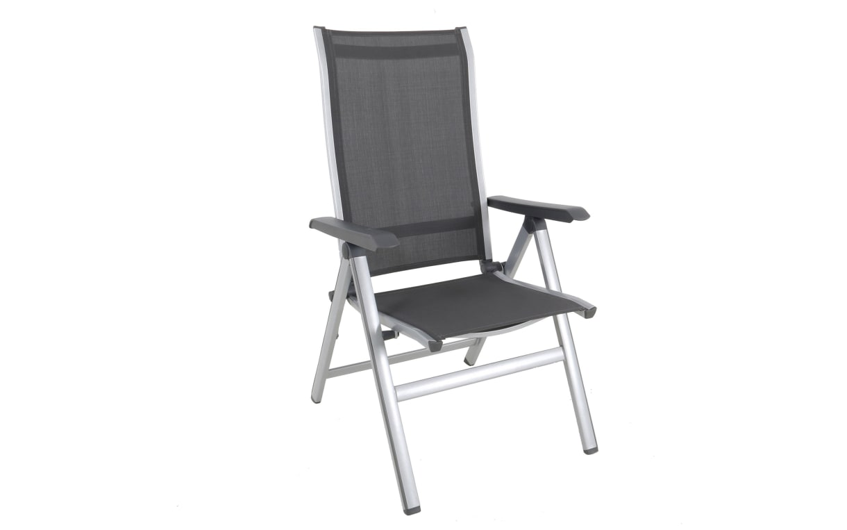 Garten-Positionssessel Kedline in silber/grau
