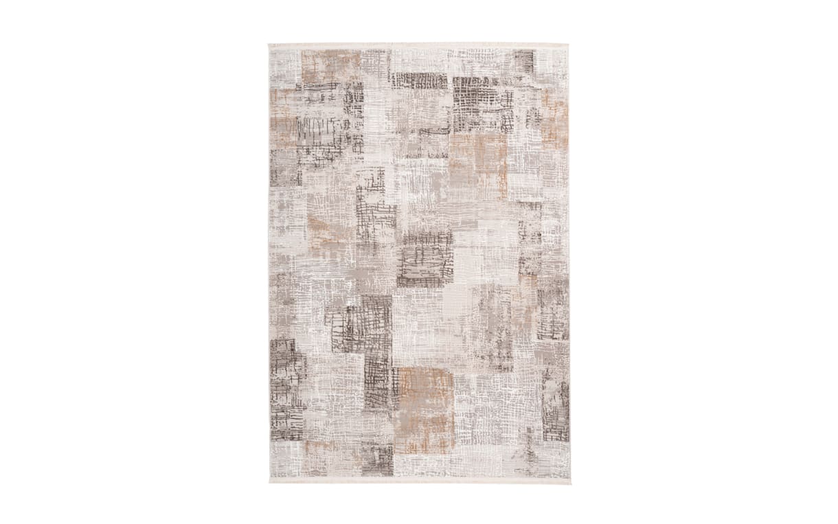 Teppich Akropolis 425 in grau-silber, ca. 80 x 150 cm