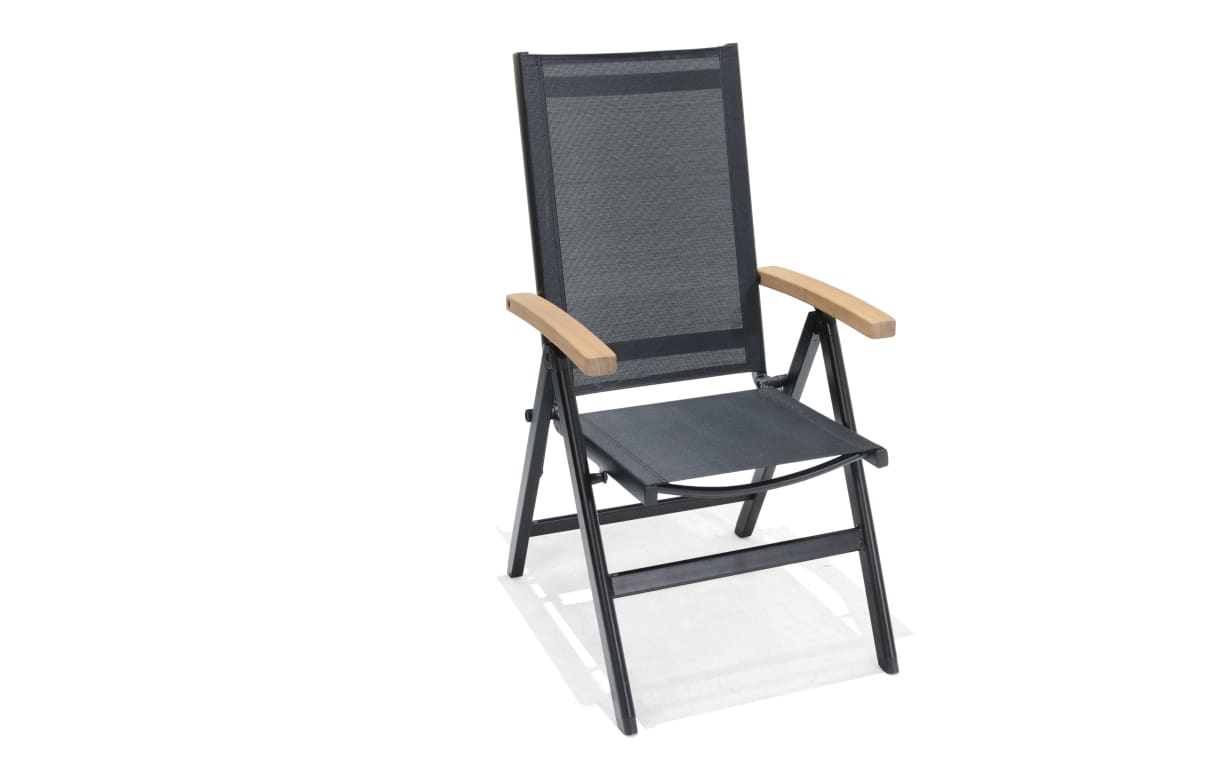 Positionsstuhl Calanda in black 