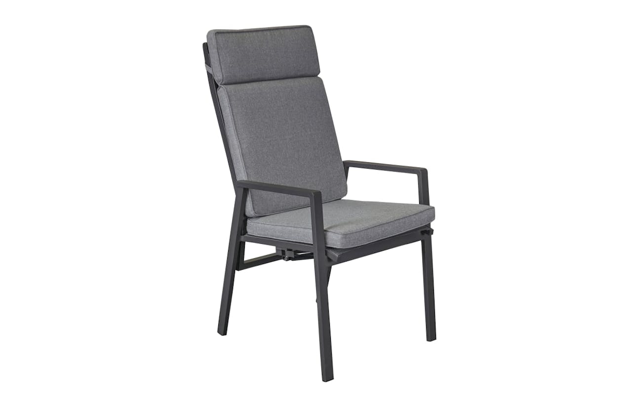 Positionsstuhl Sunfort, silber/schwarz