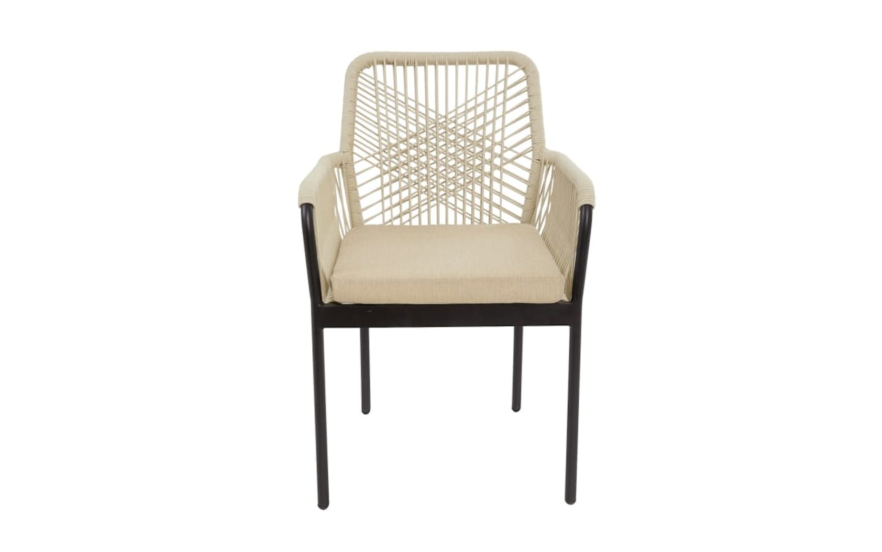 Gartenstuhl Raipur, beige/anthrazit