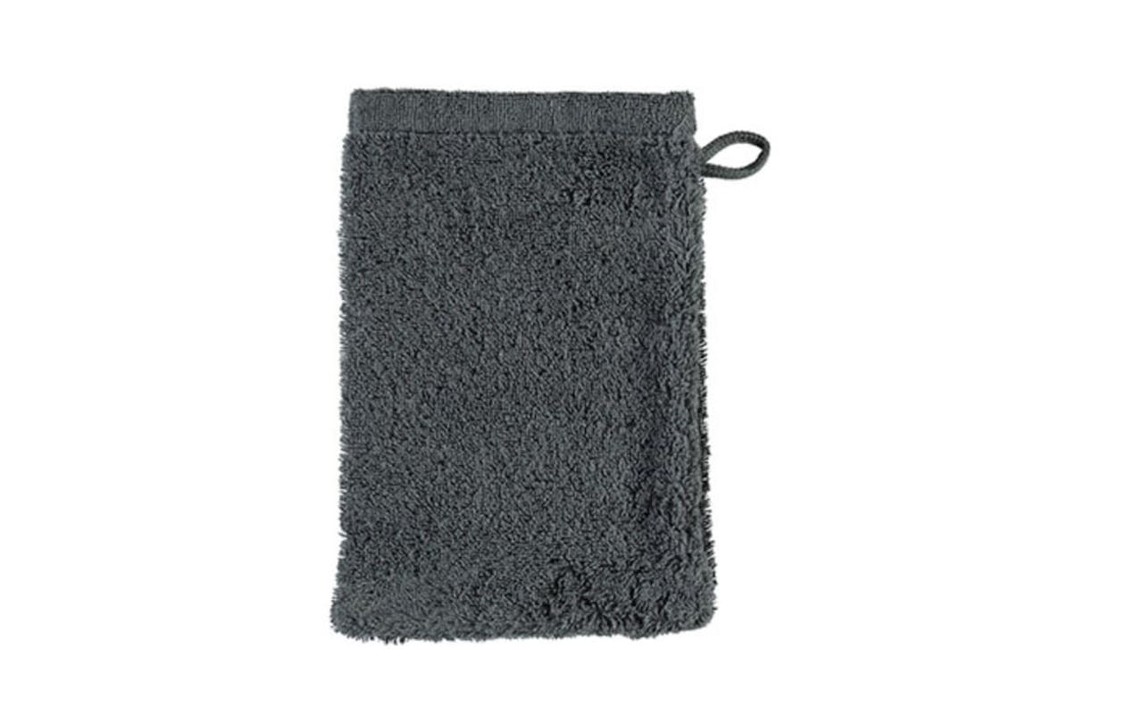 Waschhandschuh Lifestyle uni in anthrazit, 16 x 22 cm