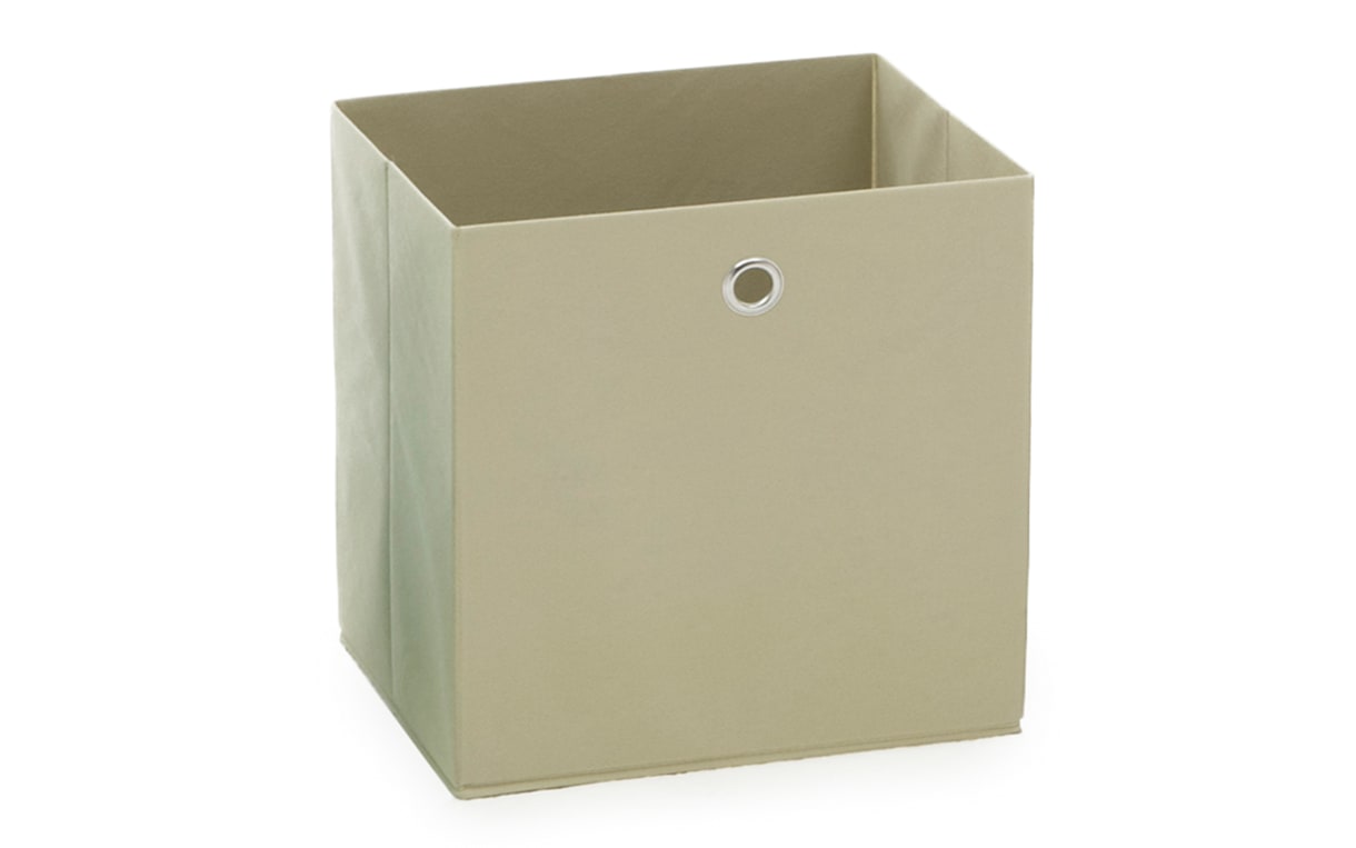 Aufbewahrungsbox in natur, 32 x 32 cm