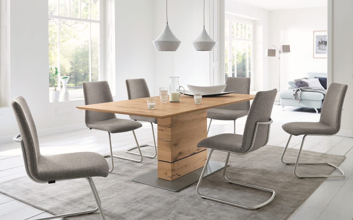 Stuhlgruppe Zoe/ET644 in Santana Eiche hell geölt