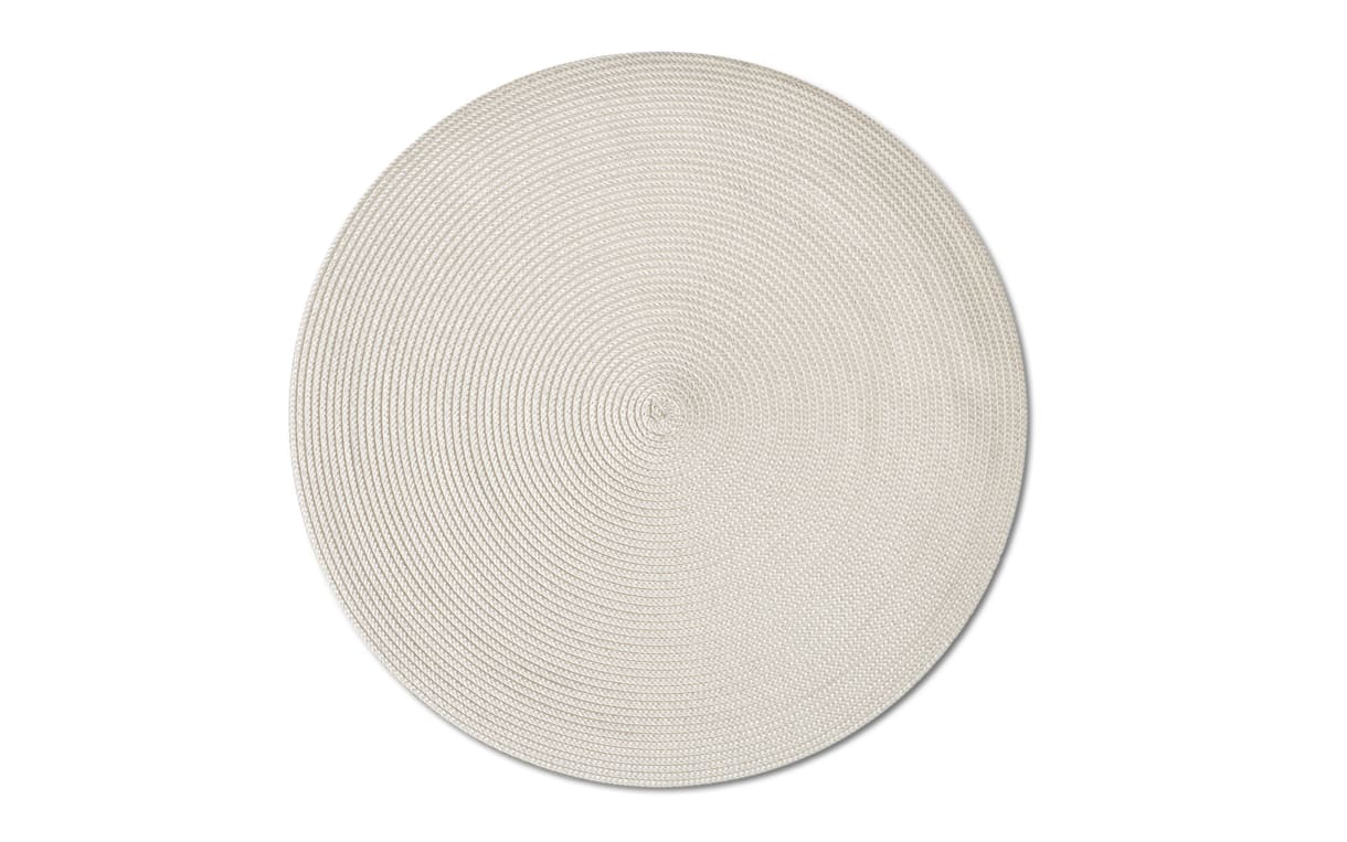 Tischset Twist in creme, 38 cm