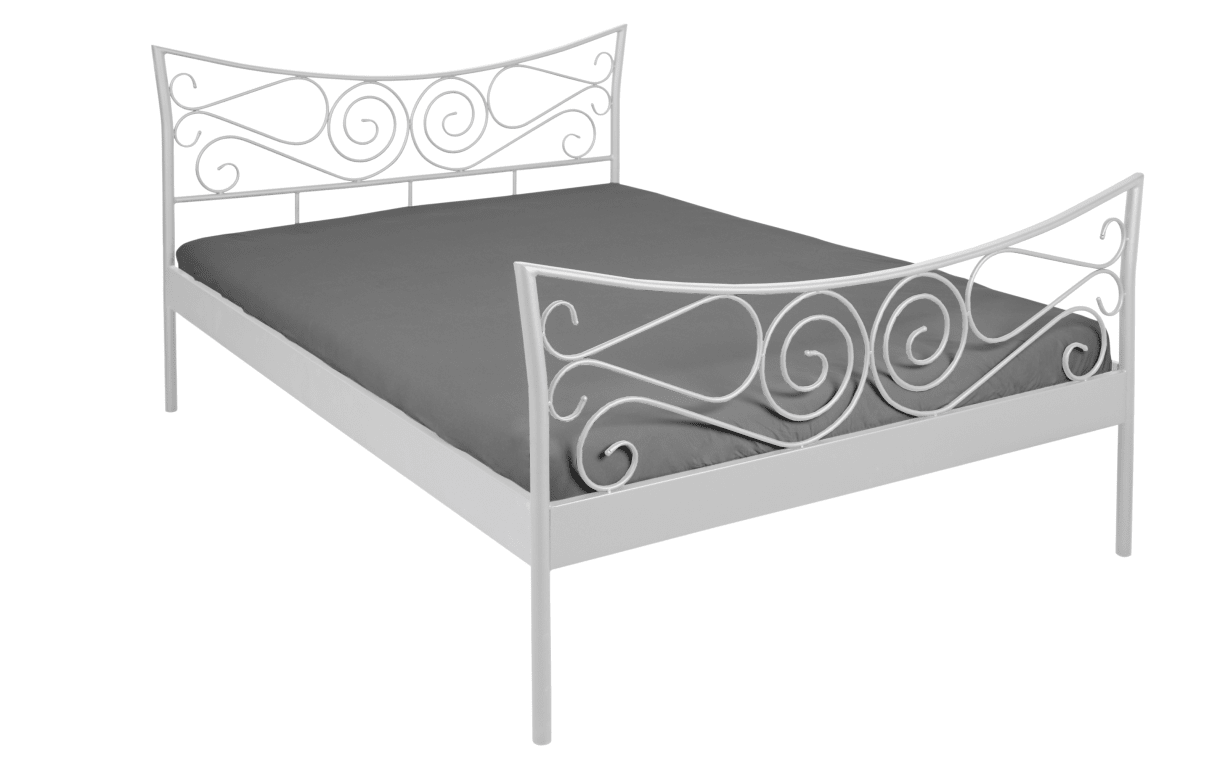 Doppelbett Justine in weiß