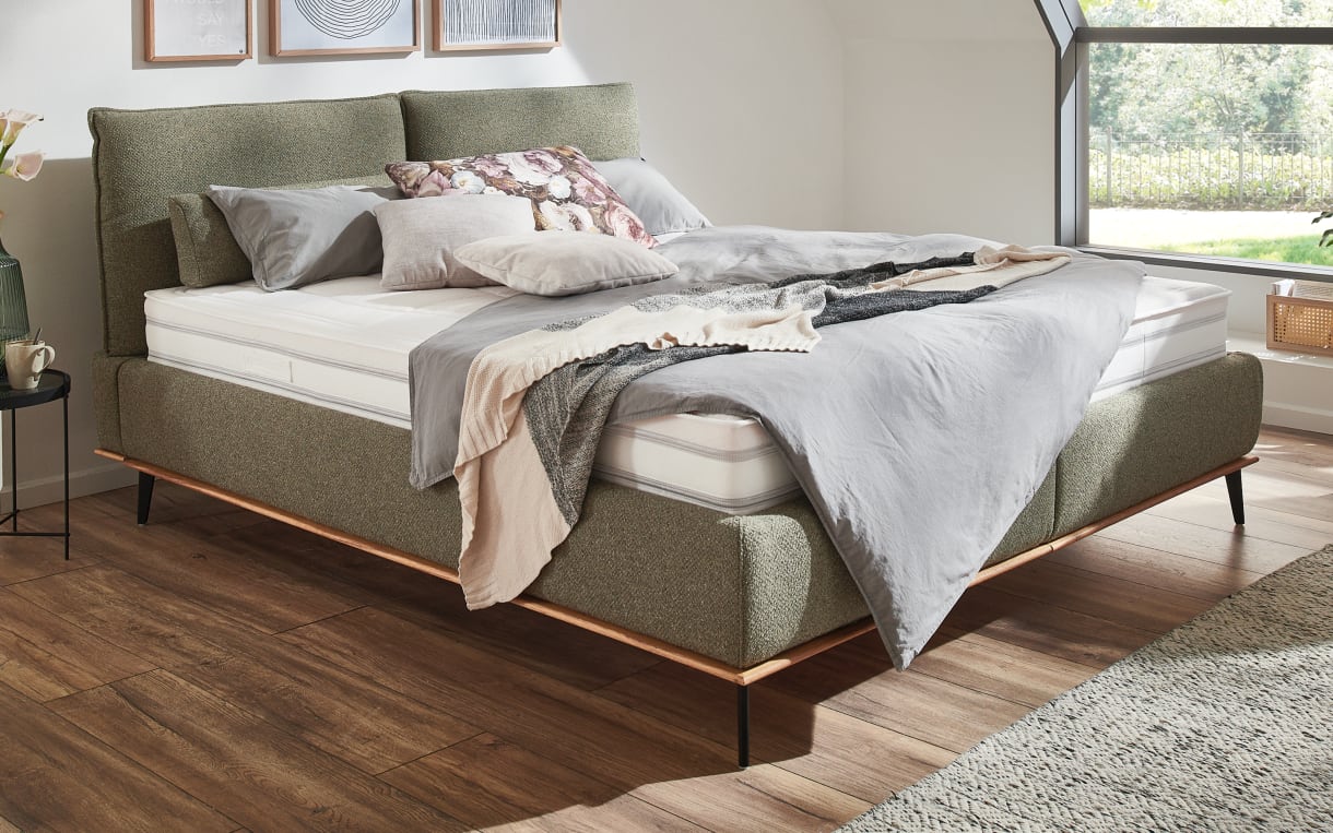 Polsterbett OC-PB21130, Trust lind, Matratzen Härtegrad 2/3, Liegefläche ca. 180 x 200 cm