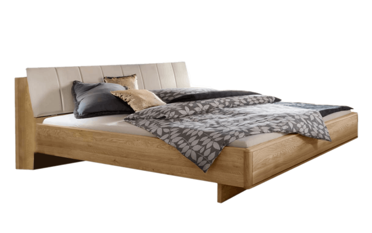 Futonbett Serena Plus in Eiche teilmassiv, Liegefläche ca. 160 x 200 cm