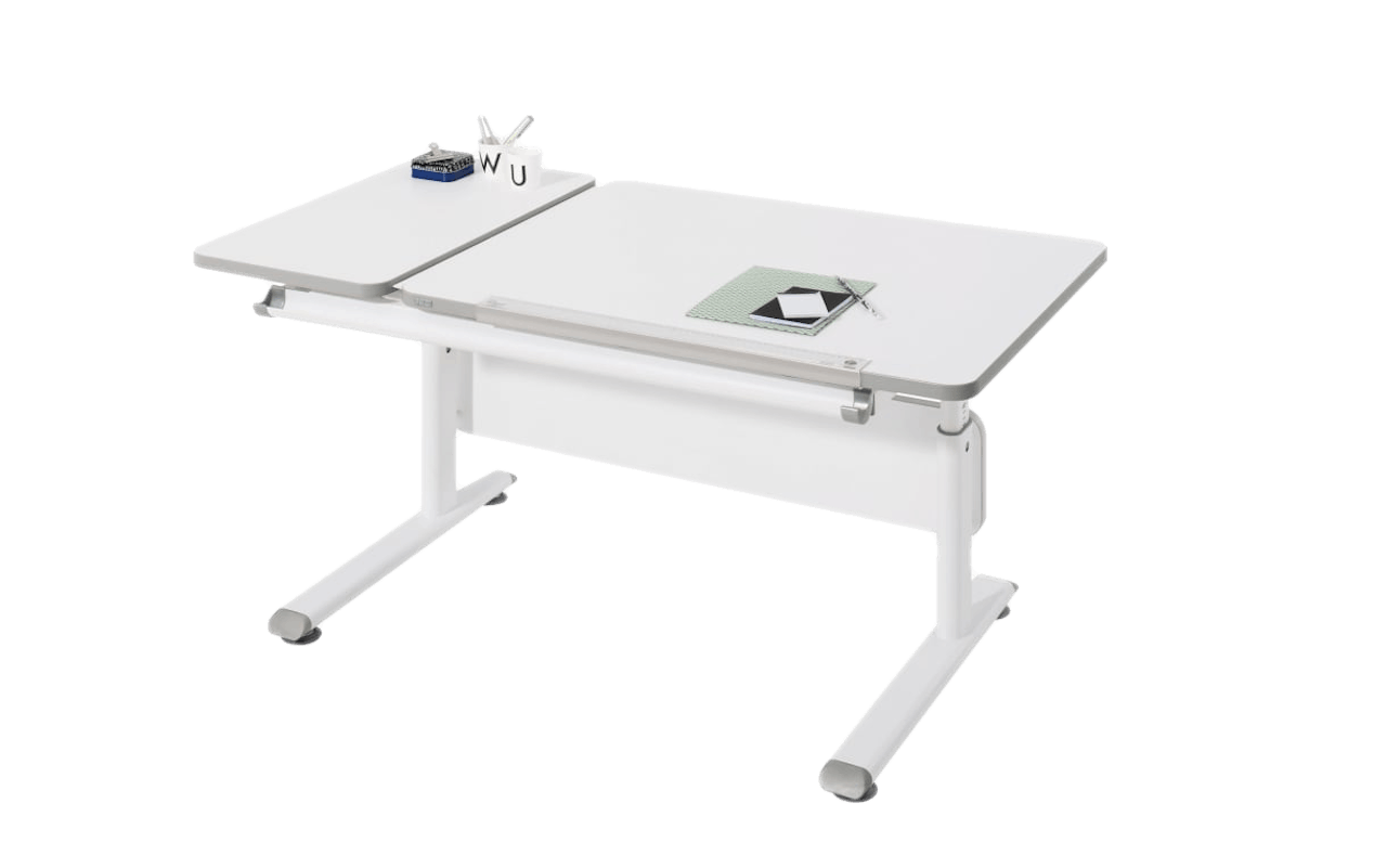 Schreibtisch Diego GT in weiss, Breite ca. 130 cm