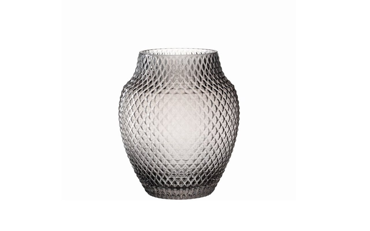 Vase Poesia in grau, 23 cm