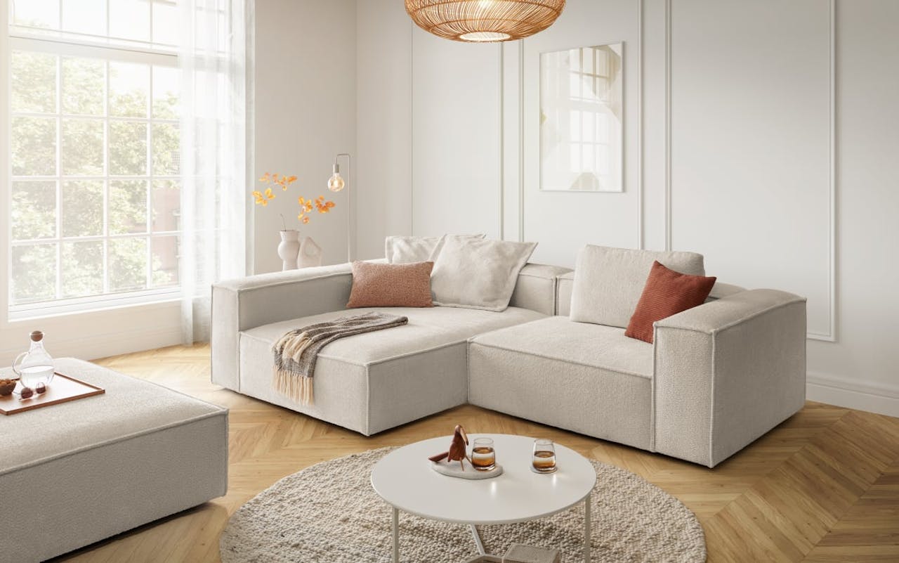 Wohnlandschaft Watertown, weiß 