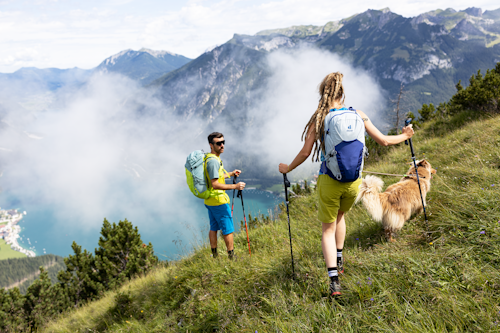 Wandern Outfit Rucksack Deuter