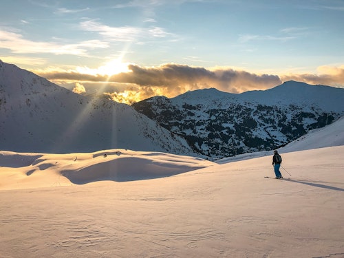 Tiefschneeabfahrt Lenzerheide