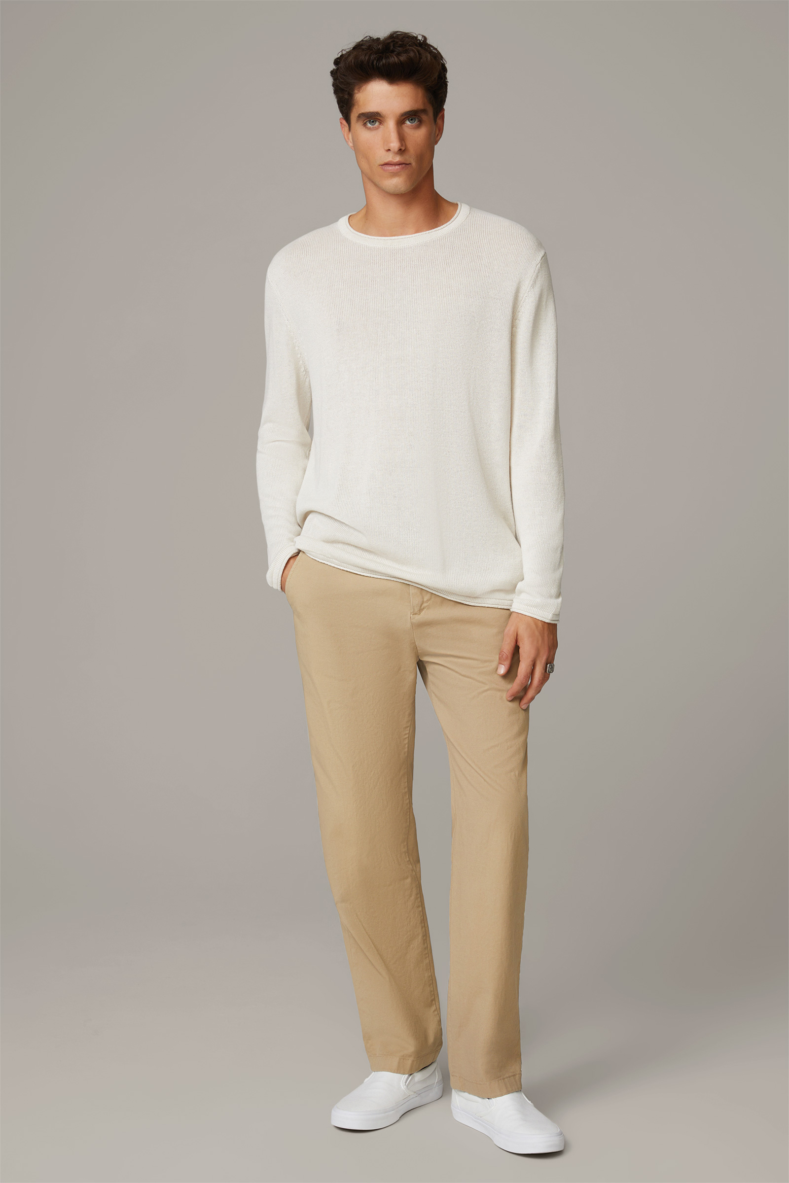 Strickpullover Levi, offwhite