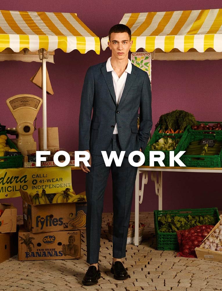 What to wear – for work, man with dark suit on the market