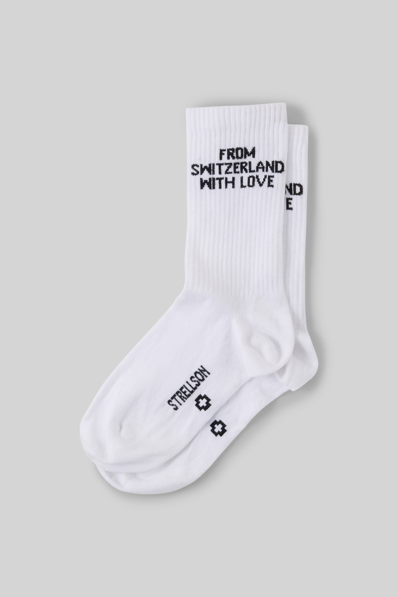 Socks From Switzerland with Love, white
