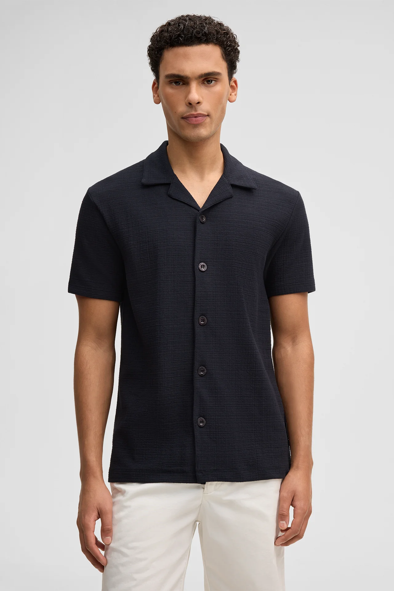 Kurzarm-Hemd Filip, navy