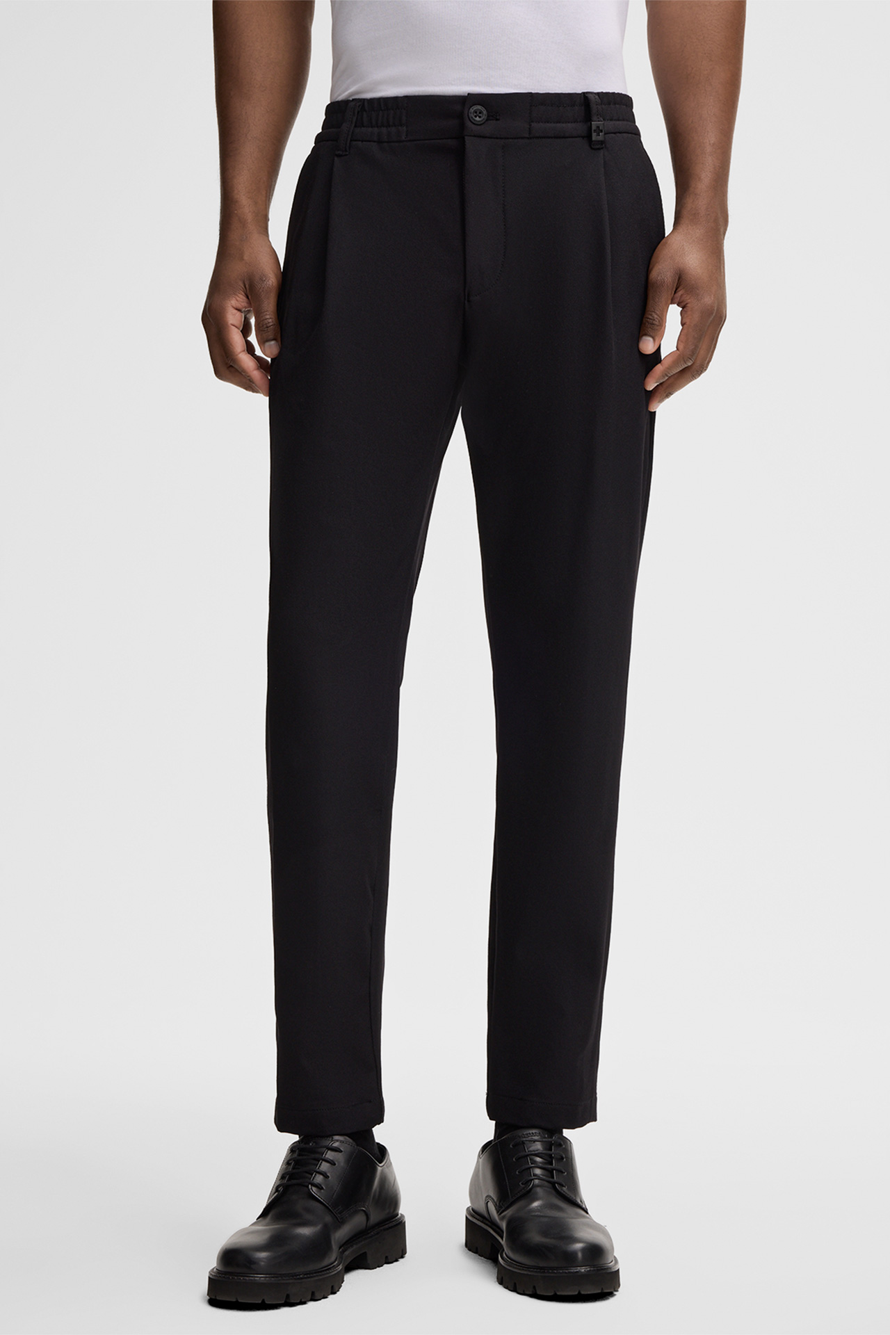 Stoffhose Lui, schwarz