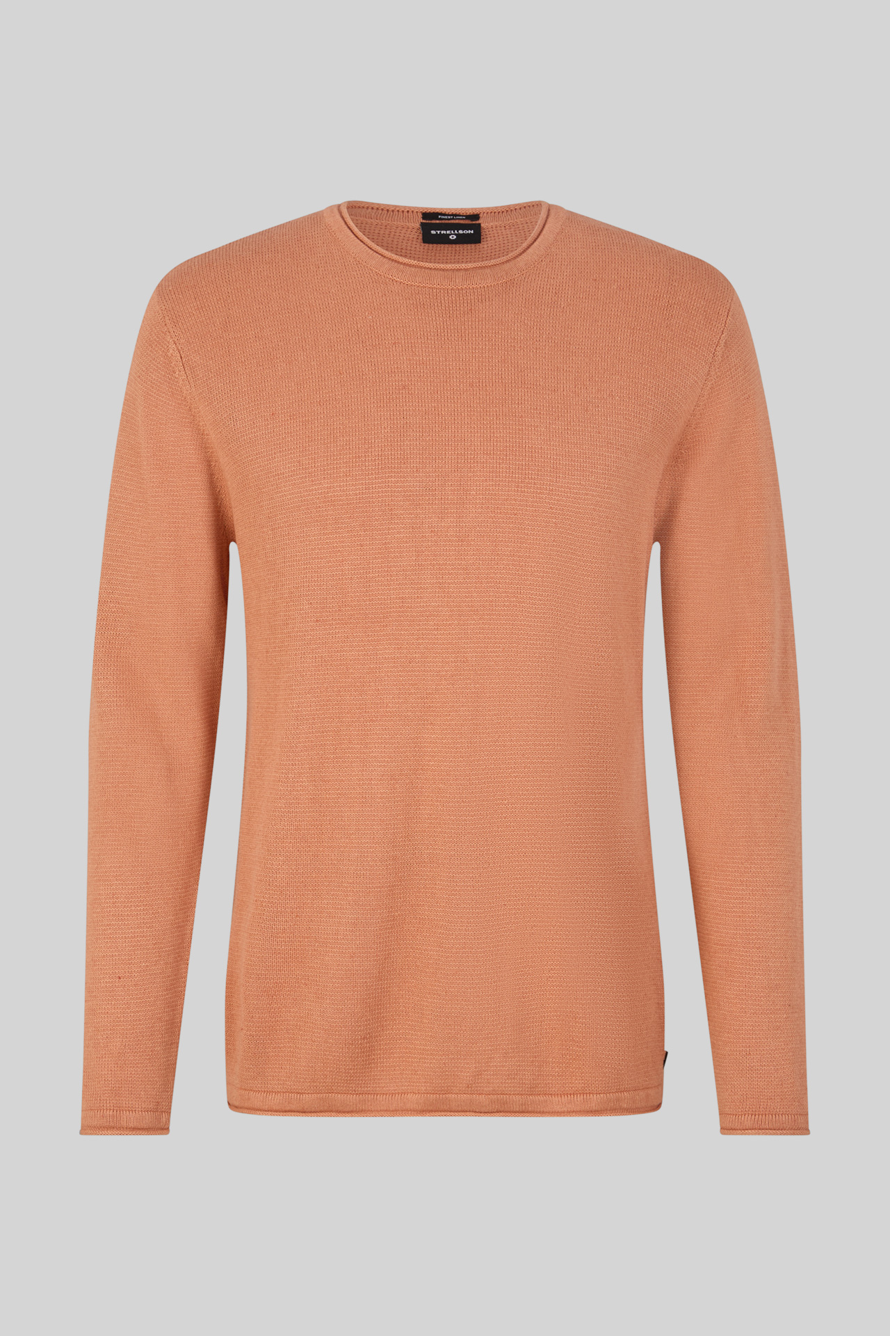 Leinen-Mix-Pullover Levi, apricot