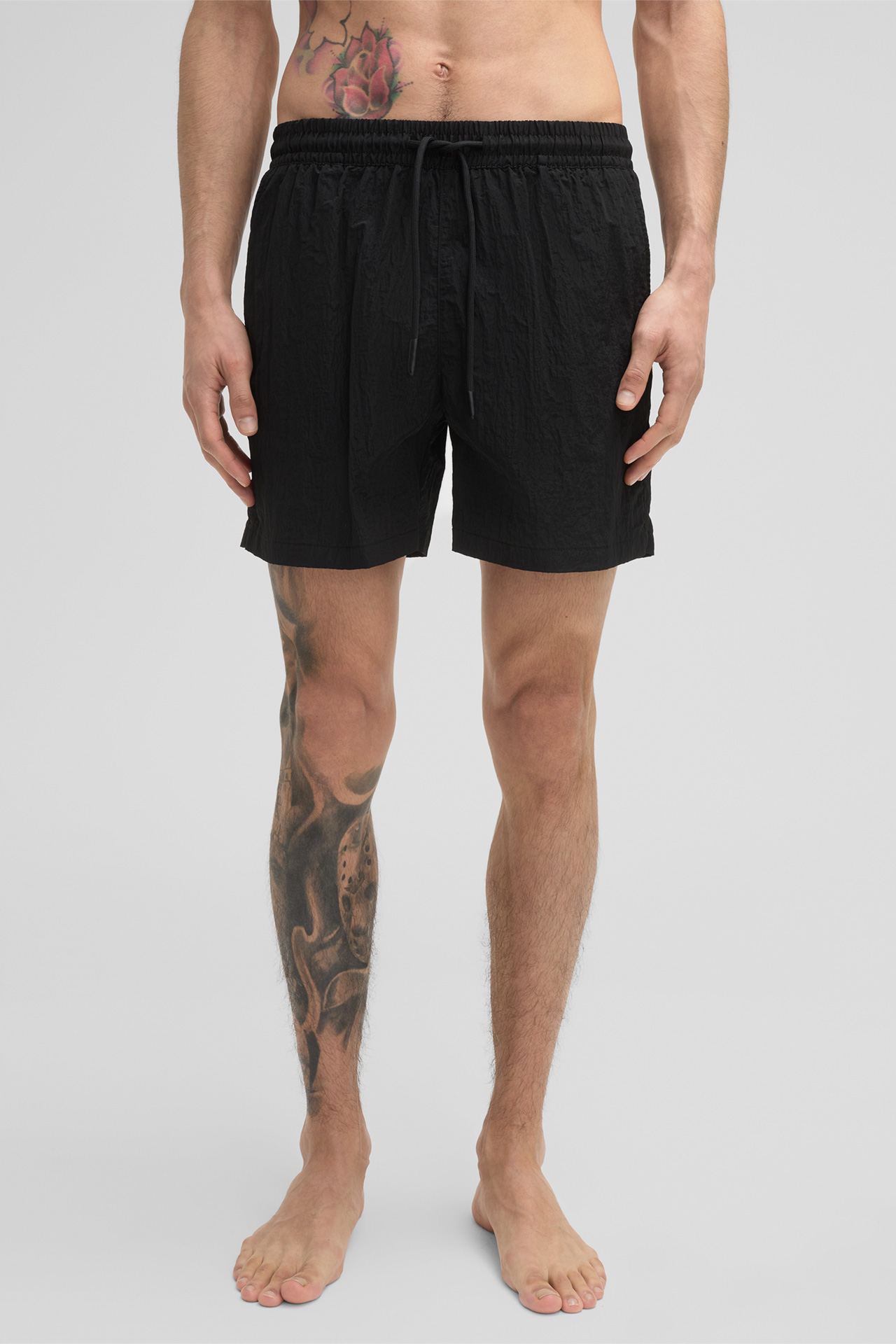 Nylon-Badeshorts Boas, schwarz