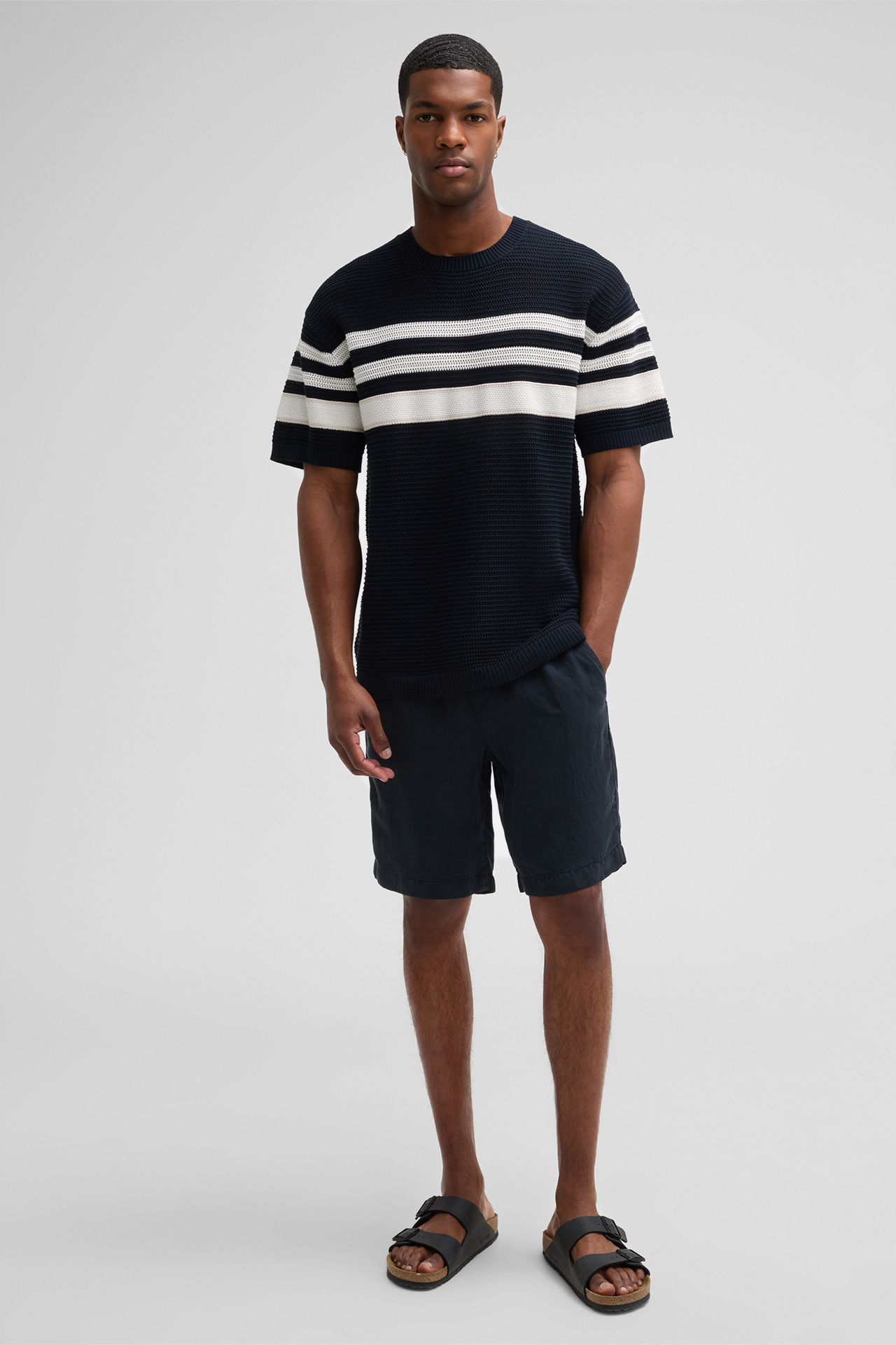 Strick-Shirt Ander, navy
