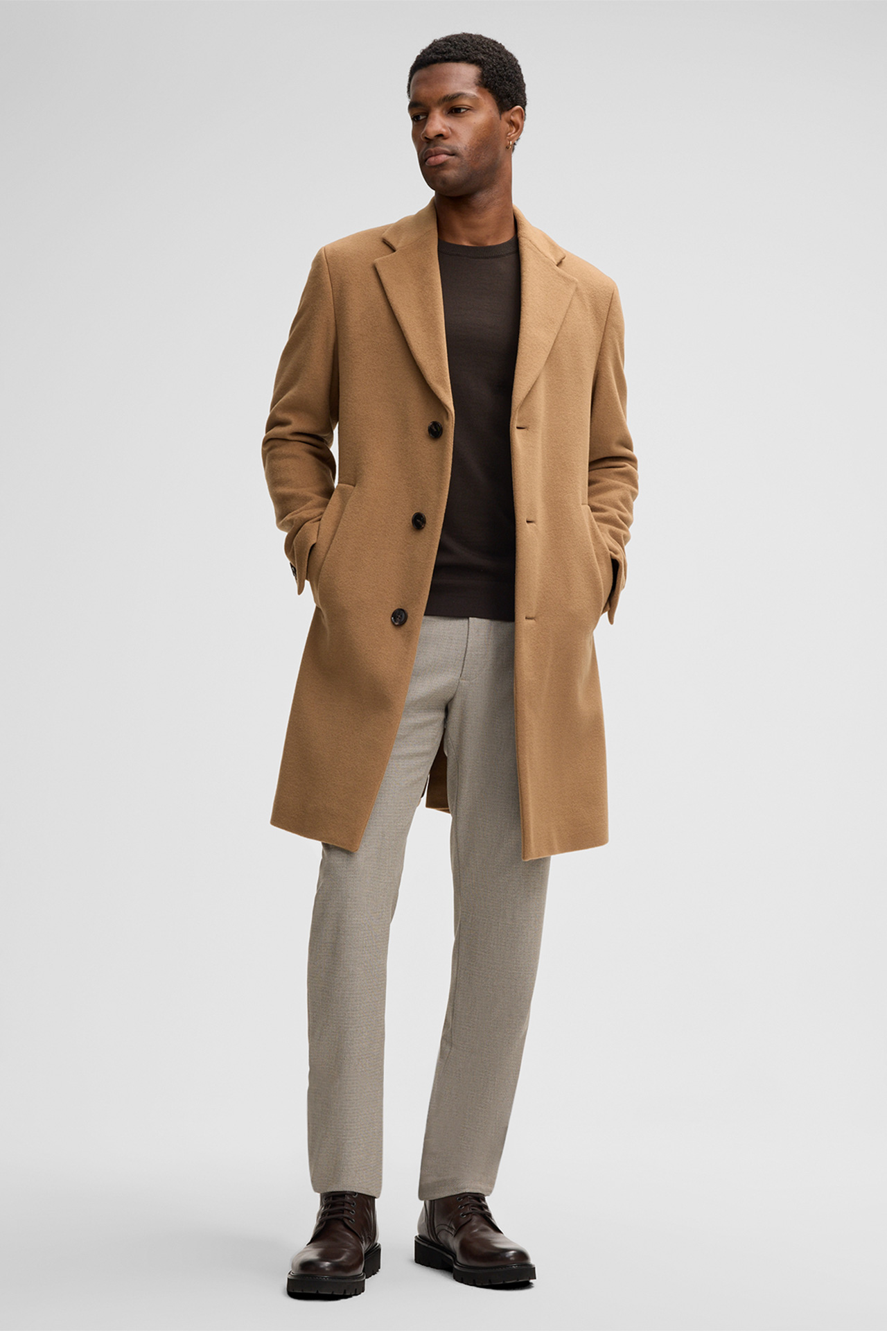 Wollmantel Adria, camel